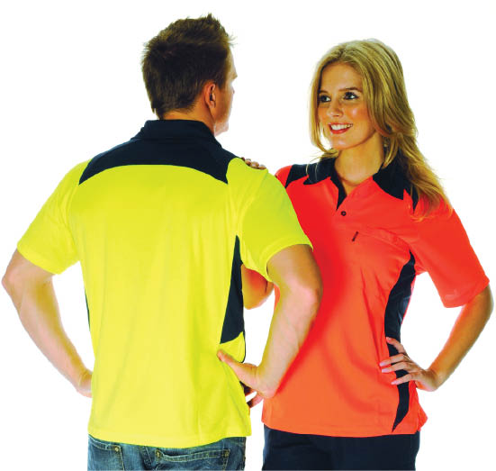 3893 Hi vis cool breathe action polo 